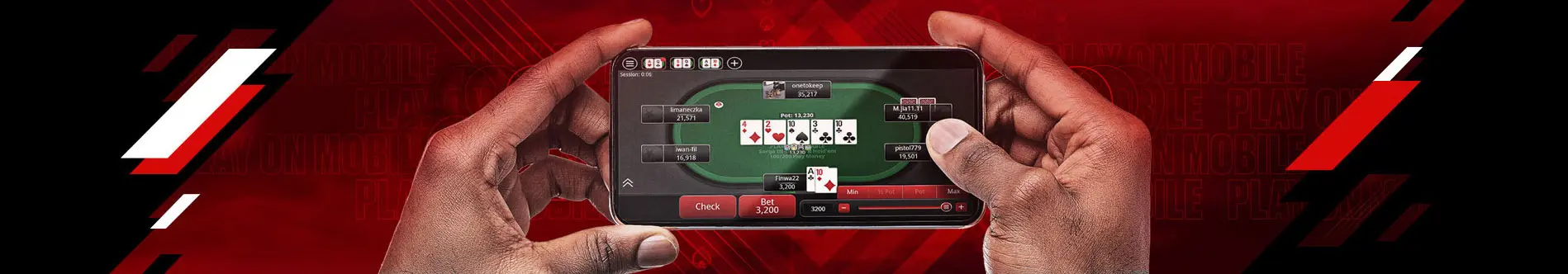 Application mobile POKERSTARS CASINO